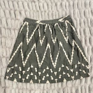 The Limited Blue/Gray and White Skirt. Medium.